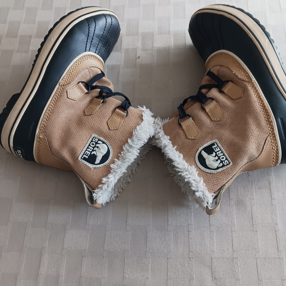 Sorel Tivoli 11 Faux Fur Suede Waterproof Boots - Picture 11 of 13